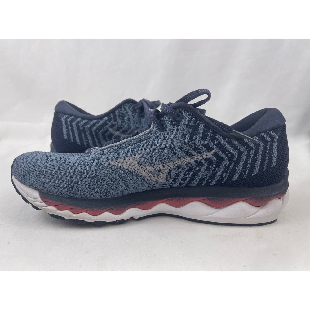 Mizuno Wave Sky WAVEKNIT 3 Women 10 Blue Excellent Running Shoes J1GD195709 - Picture 12 of 12